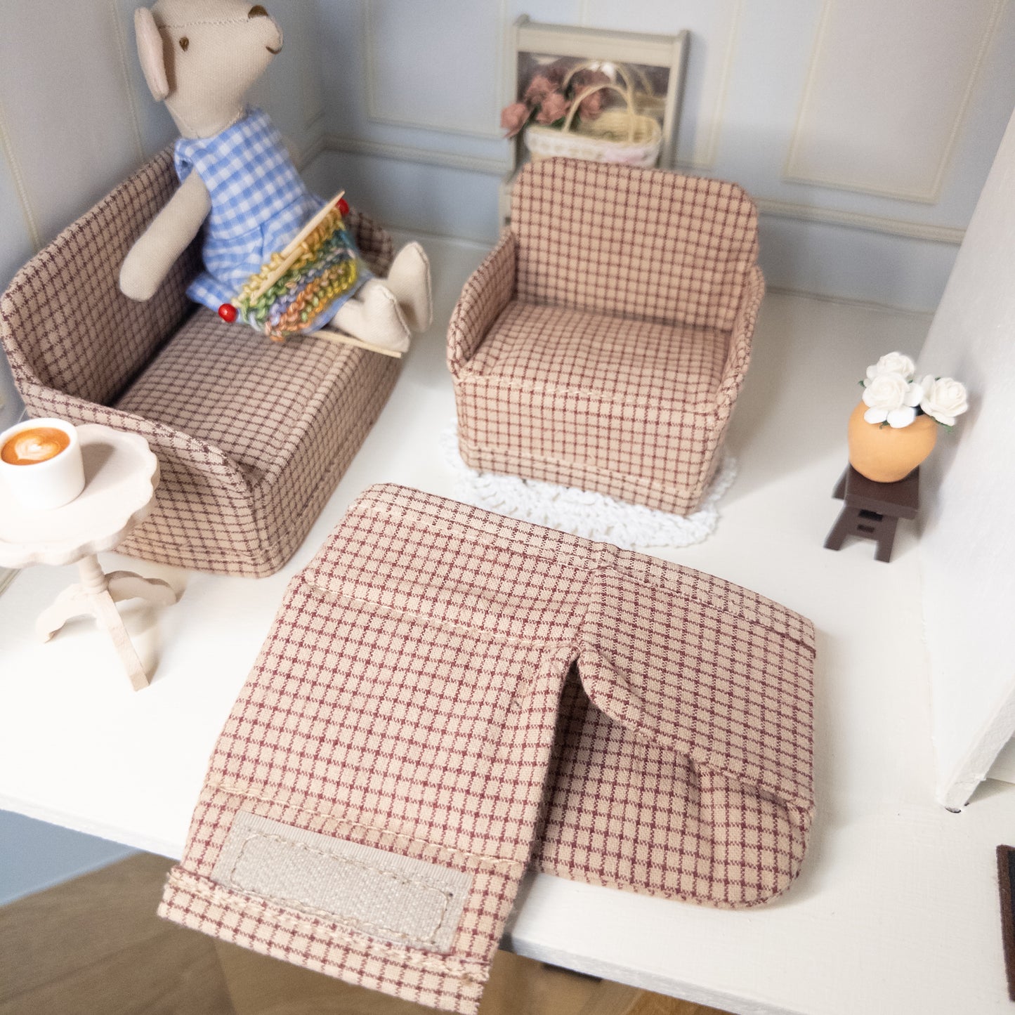 Pip's Attic 3 Piece Foldable Sofa Set