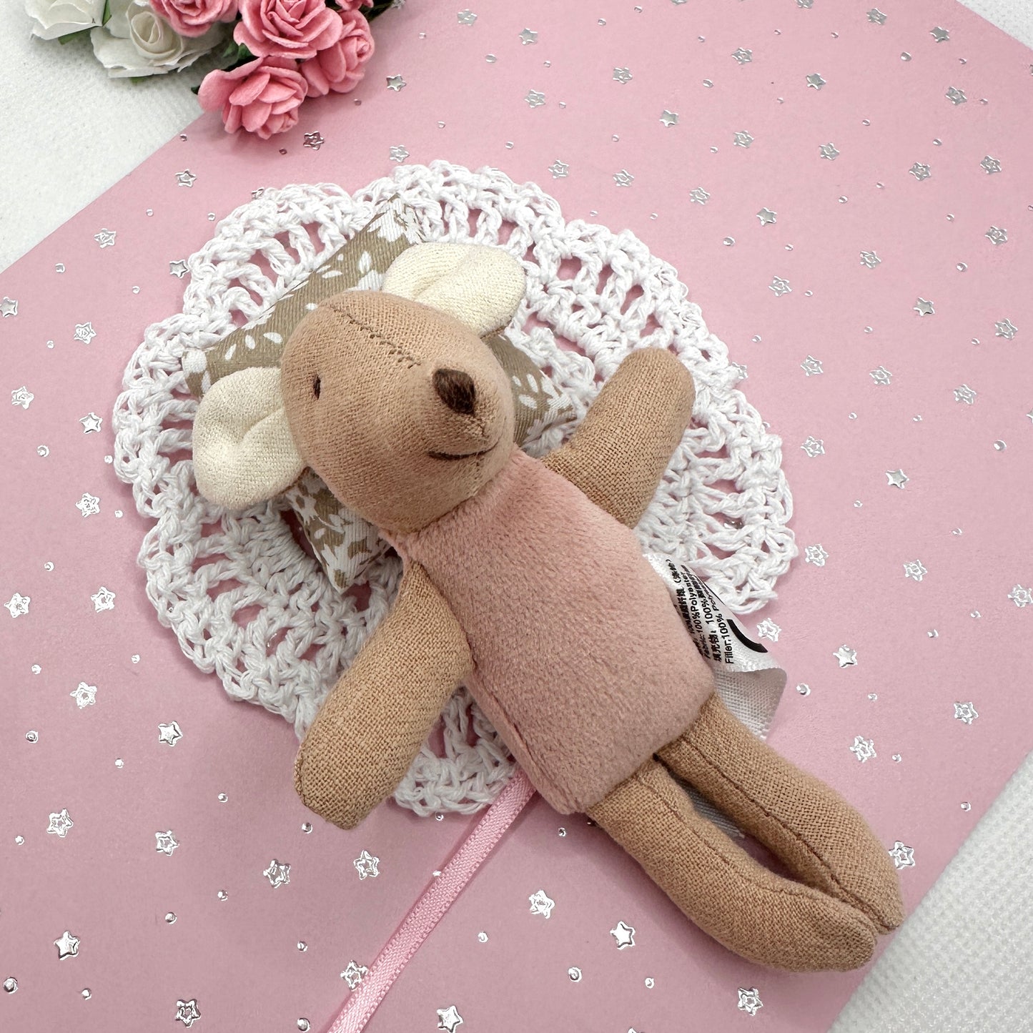 Pink Plush Mouse