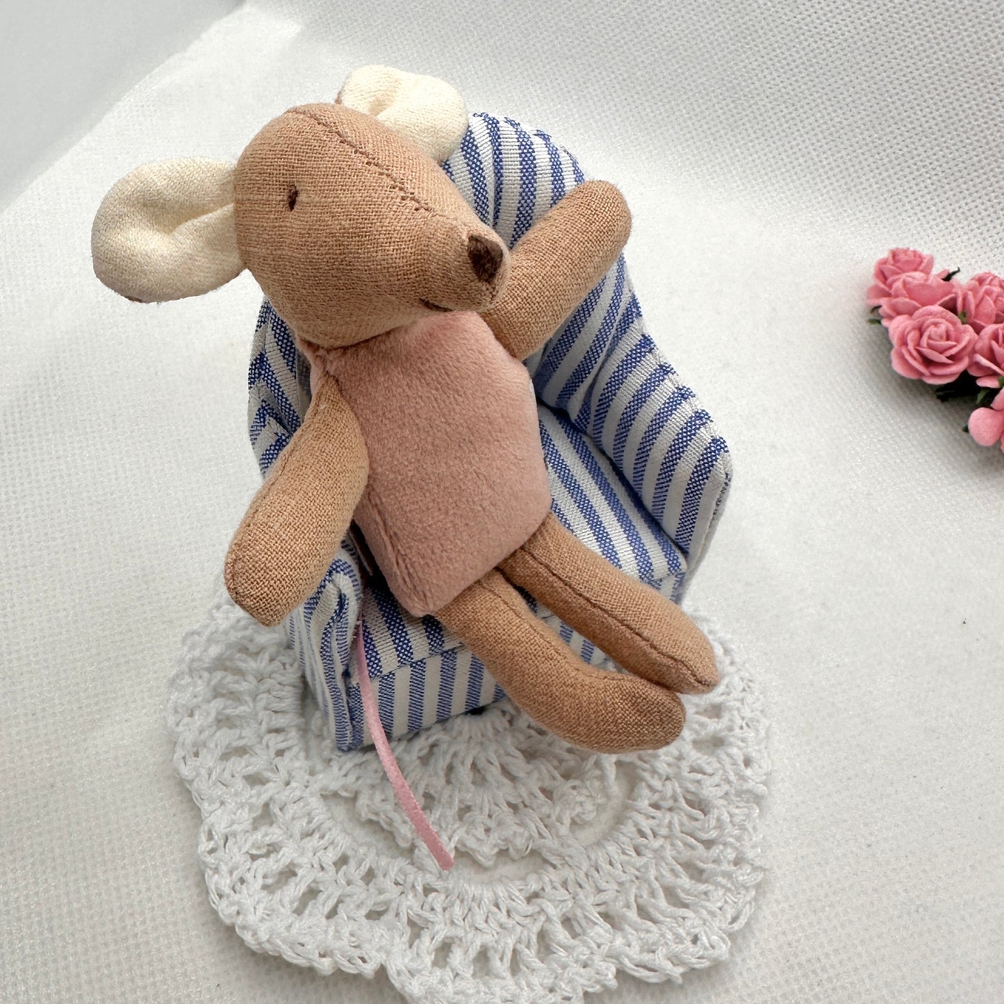 Pink Plush Mouse