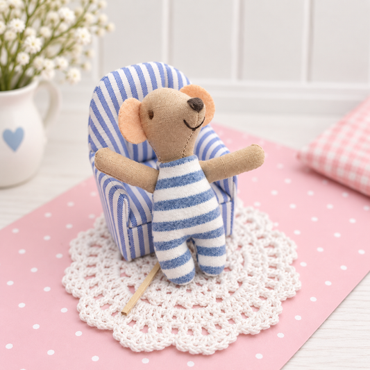 Blue Striped Baby Mouse