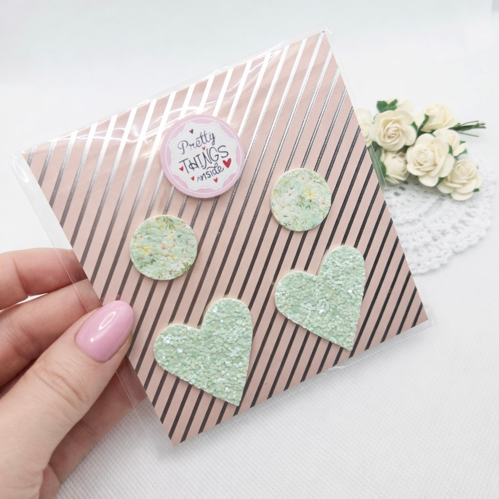 Handmade Miniature Placemat Set - Mint Green