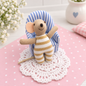 Beige Striped Baby Mouse