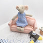 Matilda Mouse Wearing Blue Gingham Dress