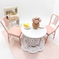 White Wooden Miniature Table