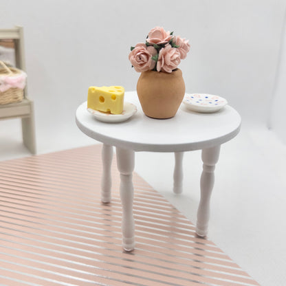 White Wooden Miniature Table