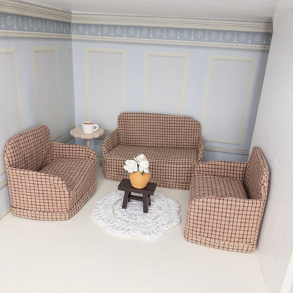 Pip's Attic 3 Piece Foldable Sofa Set