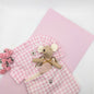 Mouse in a Pouch - Pink Gingham