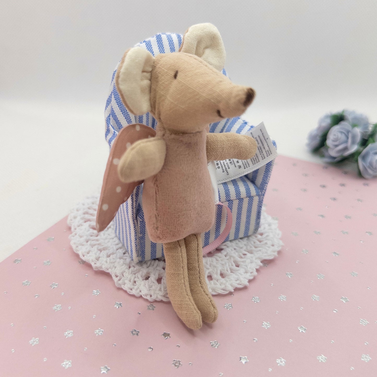 Pink Polka Dot Fairy Mouse
