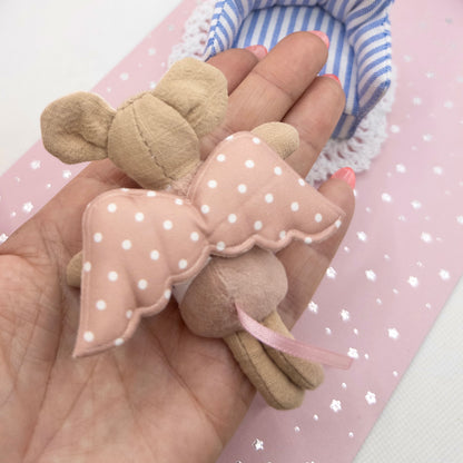 Pink Polka Dot Fairy Mouse