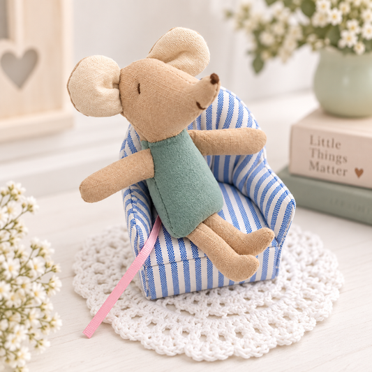 Green Plush Mouse