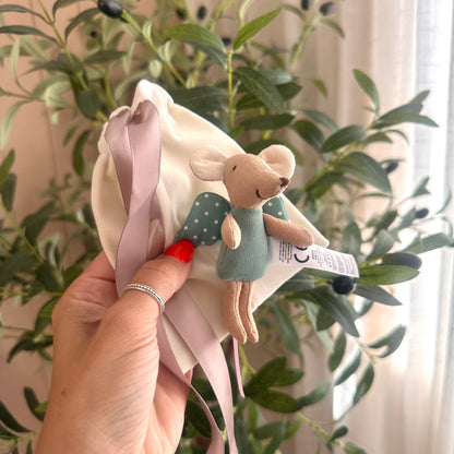 Green Polka Dot Fairy Mouse
