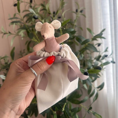 Pink Plush Mouse