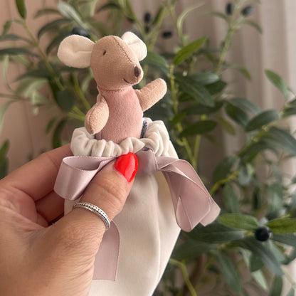 Pink Plush Mouse