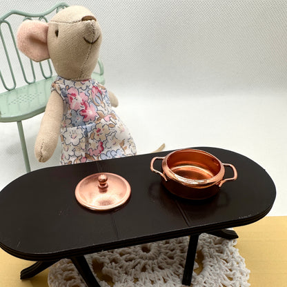Miniature Copper Lidded Pan