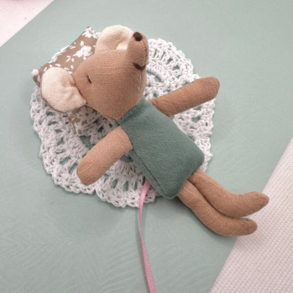 Green Plush Mouse
