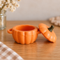 Miniature Pumpkin Pot with Removable Lid